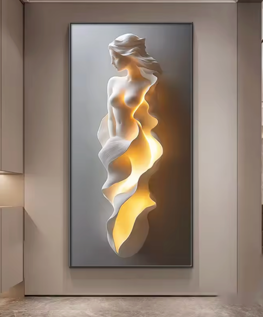 La femme - Peinture abstraite de Luxe