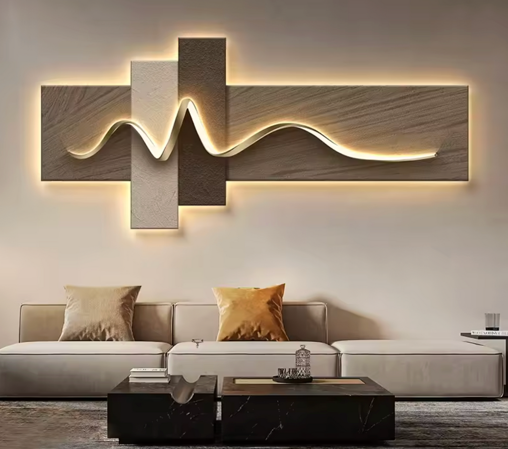 Lampe Murale de Luxe Style Wabi Sabi