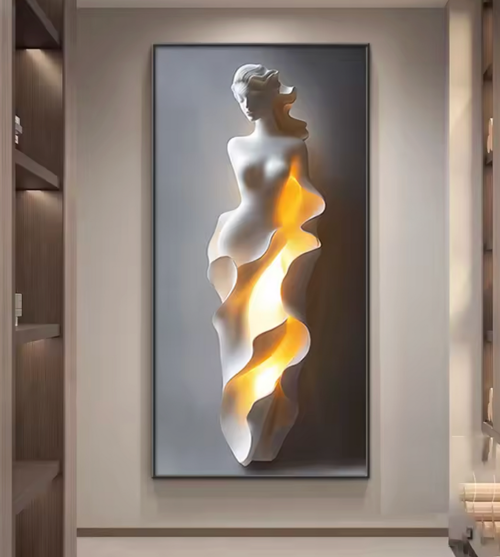 La femme - Peinture abstraite de Luxe